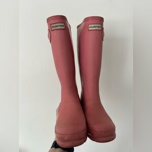 Hunter Boots Girls 6 Light Pink